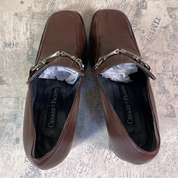 Cesare Paciotti Vintage Brown Oxford Heel Size 37 - Picture 6 of 16